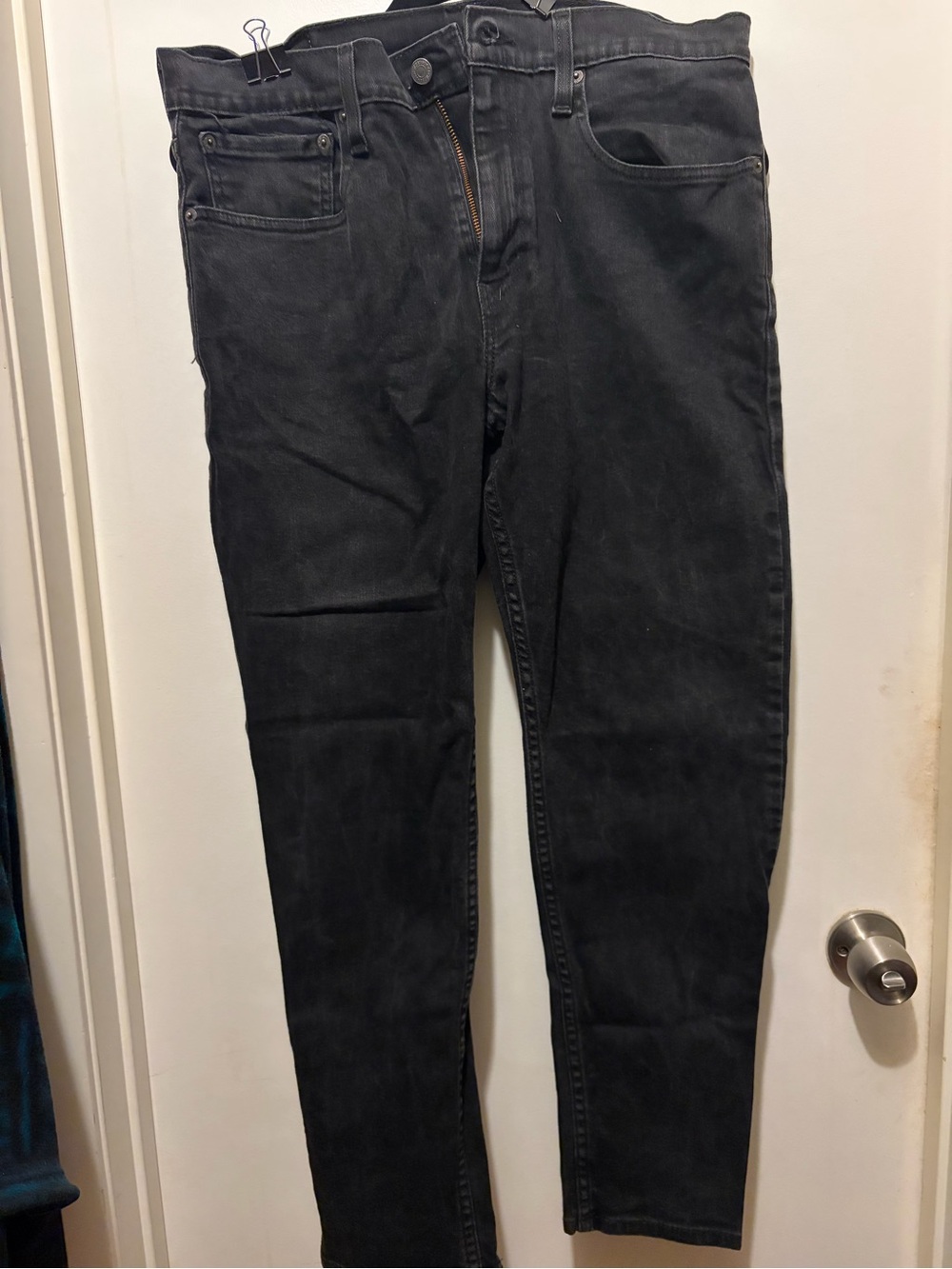 Levi's Men's Slim Black Denim Jeans